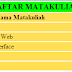 MEMBUAT PROGRAM MANAJEMEN DATA MATAKULIAH