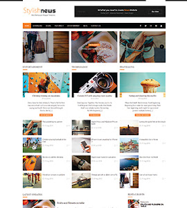 Stylish News responsive blogger theme