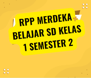 Rpp Merdeka Belajar Sd Kelas 1 Semester 2