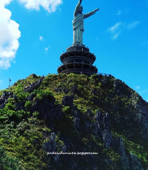 [http://FindWisata.blogspot.com] Bukit Buntu Burake Patung Tuhan Yesus Yang Mirip Dengan Patung Tuhan Yesus Brazil, Wisata Religi Kota Tanah Toraja |Pesona Indonesia