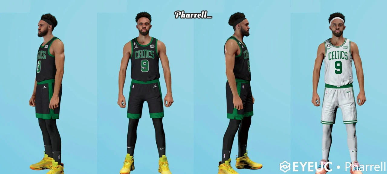 NBA 2K23 Derrick White Cyberface