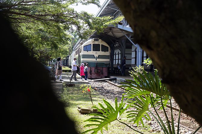 Pengunjung museum rata-rata keluarga