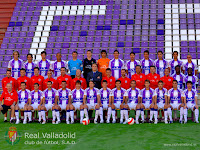 REAL VALLADOLID C. F. - Valladolid, España - Temporada 2007-08 - Foto oficial de la plantilla del REAL VALLADOLID para la temporada 2007-08, en la que se clasifico 15º en la Liga de 1ª División, con José Luis Mendilibar de entrenador