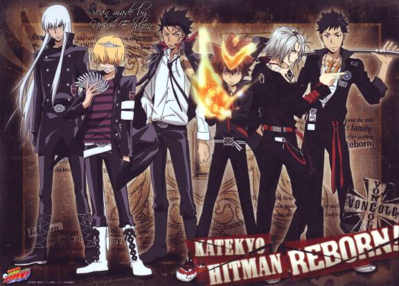 اعاده رفع انمى الاكشن والقوى الخارقه Katekyo Hitman Reborn مترجم الحلقات 1-8 kateikyoushi hitman 