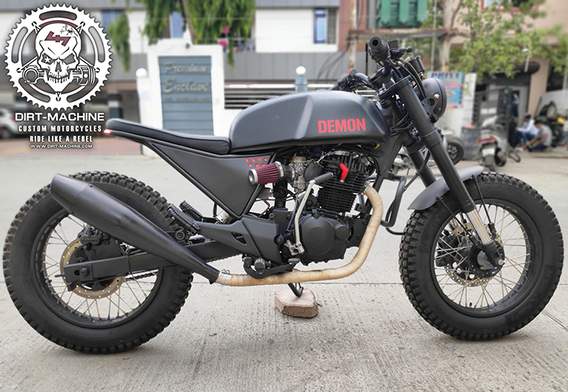 KGF Bike Modified Hero Karizma by Dirt Machine Customs - MOTOAUTO