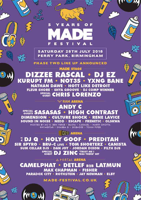 MADE festival, festival, 2018, birmingham, reino unido, evento, house, tech house, deep house, techno, música, música electrónica, dj, line up