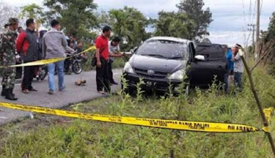 Granat Meledak Dalam Mobil Dewan DPRK Bener Meriah,Satu Tewas dan Enam Lainnya Luka-Luka