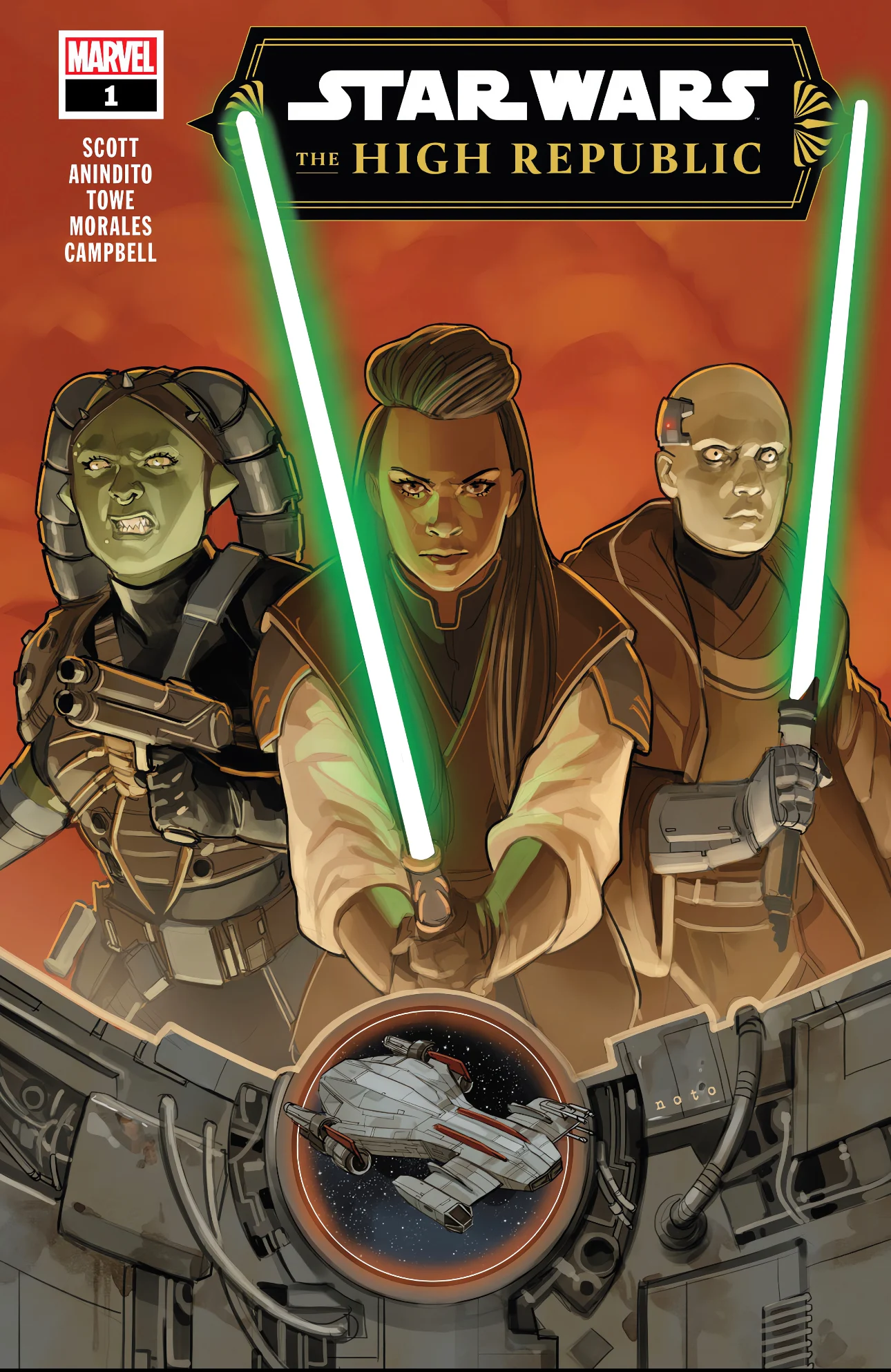 Main cover to Star Wars The High Republic #1