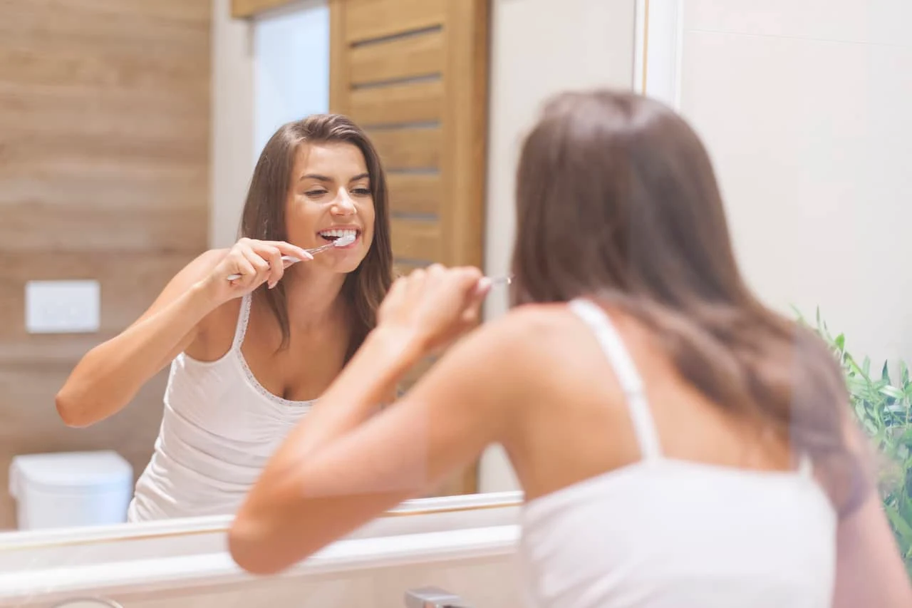 Brushing Teeth With Baking Soda