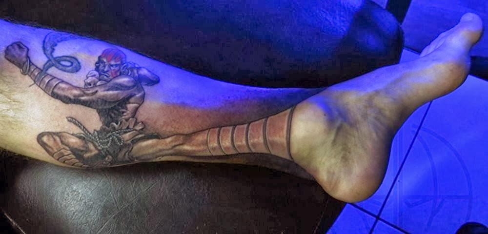 Dhalsim tatuagem