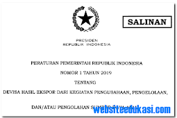 Peraturan Pemerintah Nomor 1 Tahun 2019