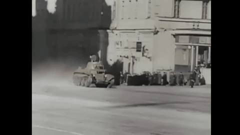 A fast Soviet tank during World War II worldwartwo.filminspector.com