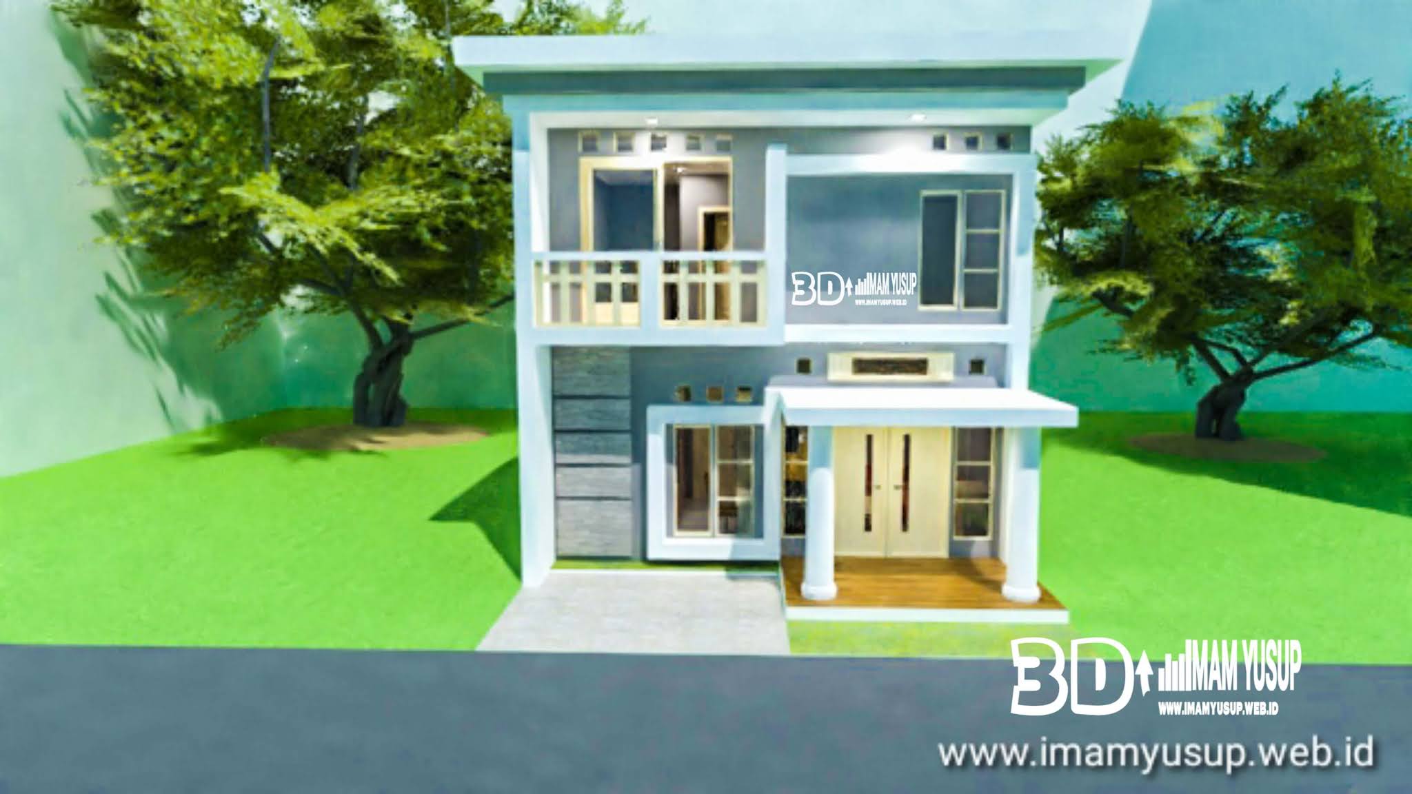model rumah minimalis ukuran 6x9 2 lantai