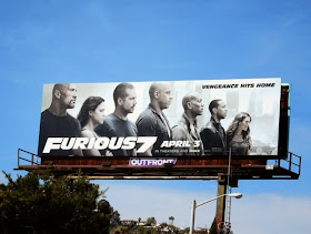Furious 7 movie billboard