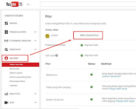 channel youtube sudah terverifikasi