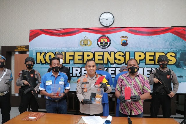 Polres Kebumen Ungkap Peredaran Narkotika Jenis Sabu Seberat 32,29 Gram dan Amankan 25 Tersangka