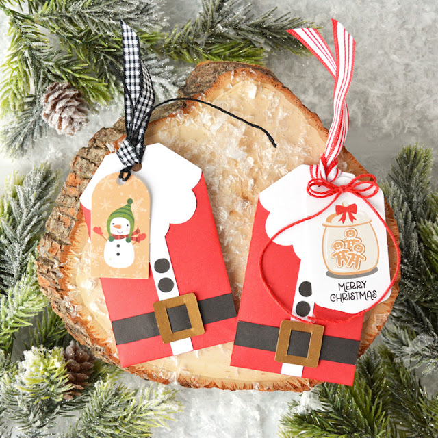 Santa Walk, gift tags — The Happy Envelope