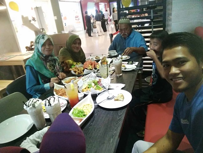 dinner bersama family di manhattan