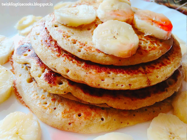 oats pancake, oats banana pancake, pancake recipe, gluten free pancake recipe, oats banana blender pancake, easy pancake recipe