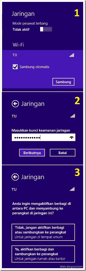 Proses Menyambungkan Komputer Dengan Hotspot Wi-Fi