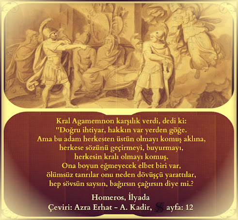 #Homeros #İlyada #ÇevirenAzraErhatAKadir