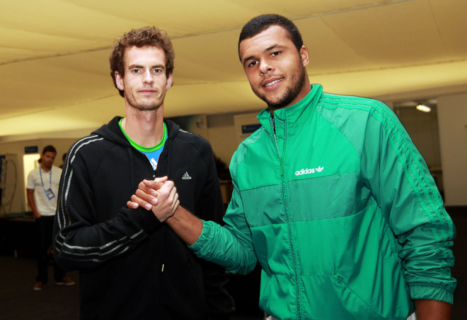 andy murray queens 2011. Andy Murray and Jo-Wilfried