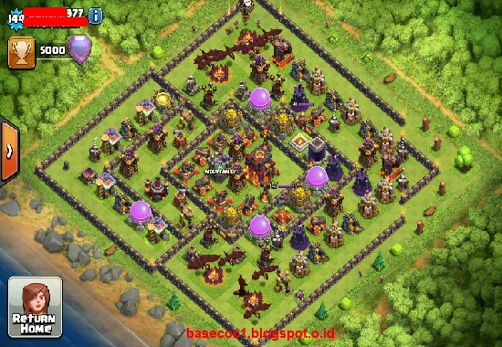 Kumpulan Gambar Base COC TH 10 Terbaik Terbaru