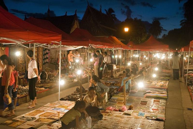 Night market Luang Prabang