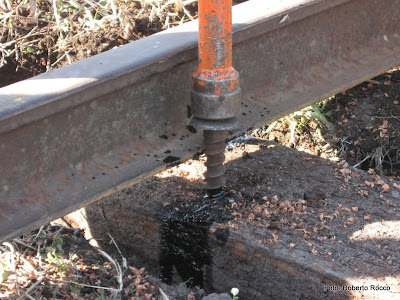 Reposicion del corte de via ubicado en la curva del km 47