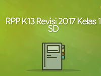 RPP K13 Revisi 2017 Kelas 1 SD