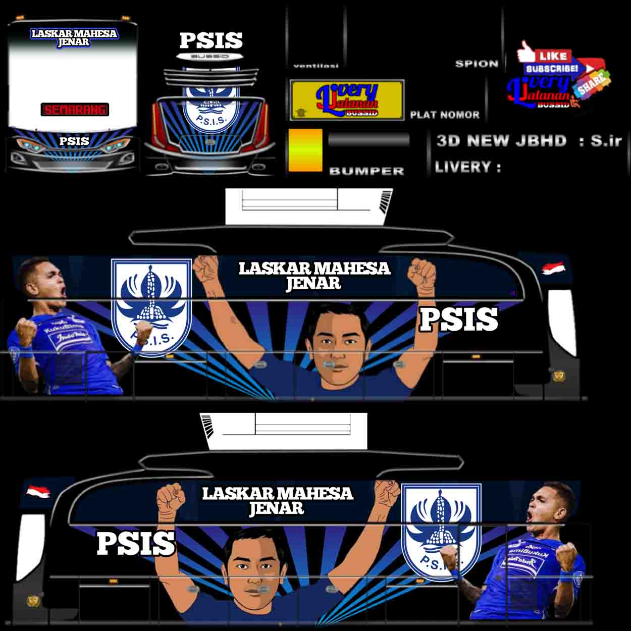 livery bus psis