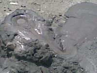 Oozing mud