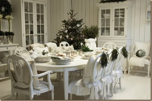 French Country Chic White Christmas