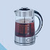 1.7 Liter Electric Glass Kettle with Tea Steeper