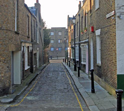 Little Green Street, from the east