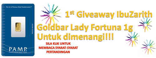 1st Giveaway by Ibu Zarith - Yumida