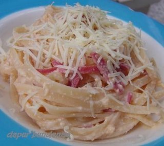 Sprinkle tale: RESEP FETTUCINI CARBONARA