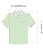 เสื้อยืด-โปโล ผู้ชายทรงตรง