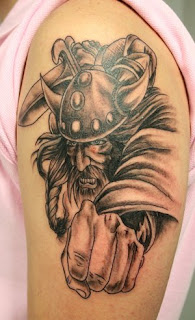Art Shoulder Viking Tattoo Designs