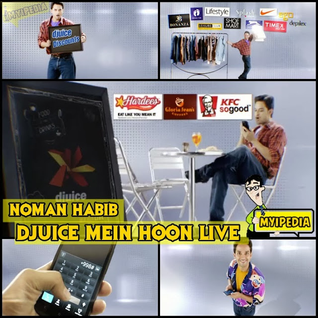 Djuice Main hoon live TVC video: