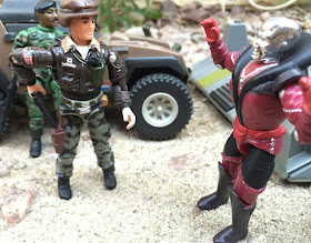 1997 General Hawk, Cobra Commander, Destro, Stalker, 1984 VAMP Mark II