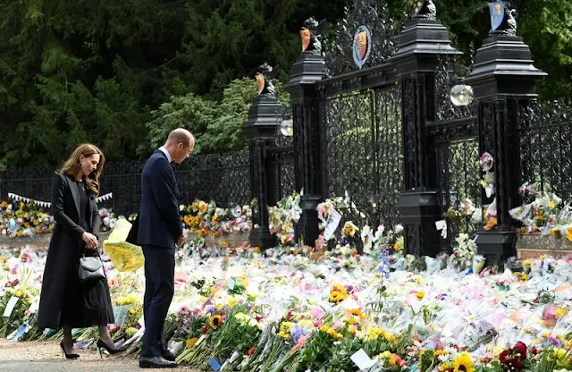 Prince William, Prince of Wales and Catherine, Princess of Wales arrived at Sandringham