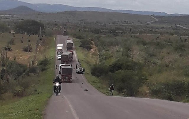 Grave acidente na rodovia BA-233 em Ipirá, deixa três vítimas fatais