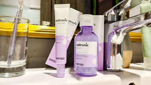 Review SNP PREP Salironic Serum & Spot Gel