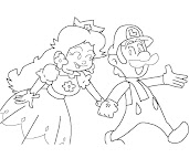 #11 Luigi Coloring Page