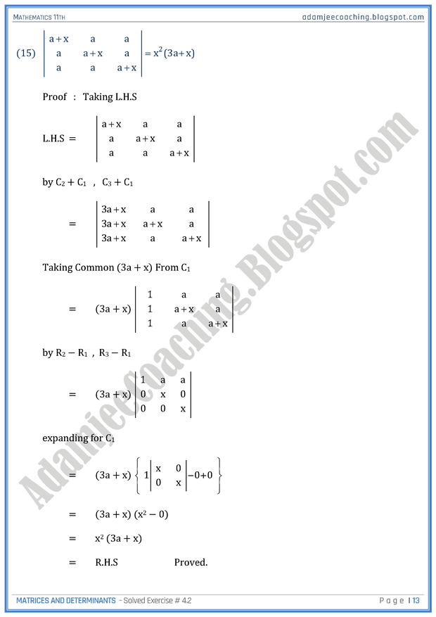 matrices-and-determinants-exercise-4-2-mathematics-11th