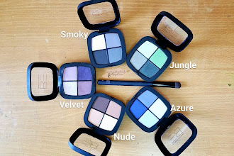 #Product Review : BE CREATIVE MAKEUP 5 Shades of the QUAD Eyeshadows