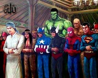  KOMUNITAS MUSLIM INI BERDAKWAH PAKAI PAKAIAN SUPERHERO YANG BIKIN GEGER