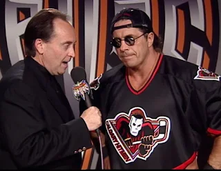 WCW Halloween Havoc 1998 - Mike Tenay interviews Bret 'The Hitman' Hart about his match with Lex Luger