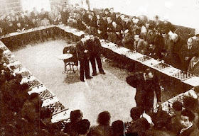 Simultáneas de Alekhine en la A.C.R. El Carmelo, 4 de marzo de 1944